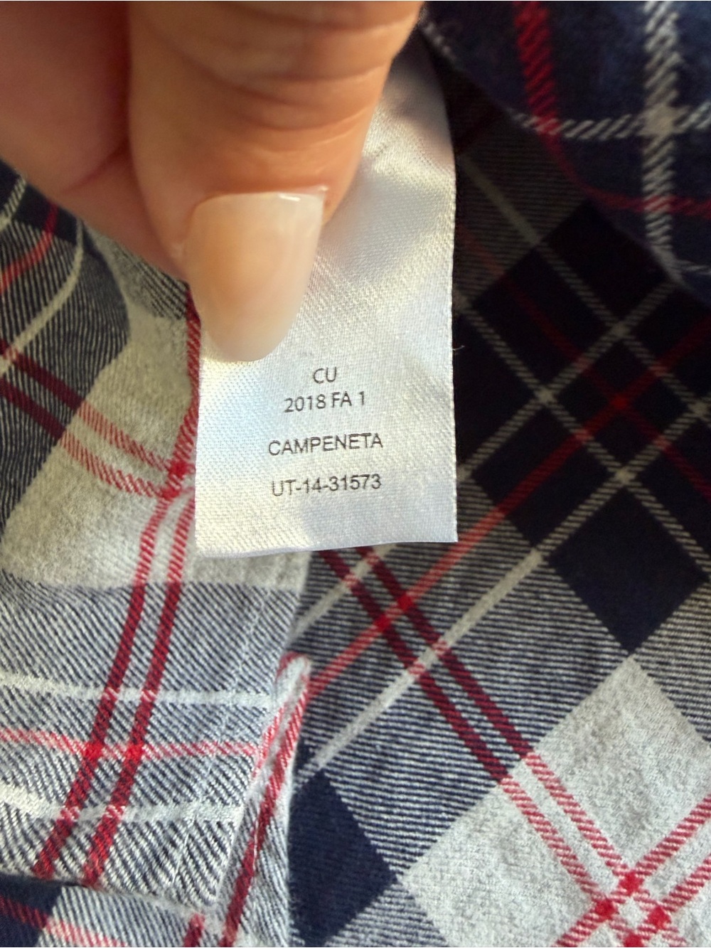 UNTUCKit "Campeneta" 100% Cotton Blue Red Gray Plaid Long Sleeve Flannel Shirt - Picture 13 of 15